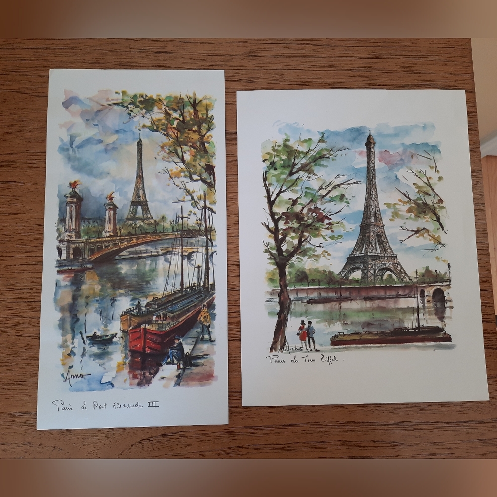 Sweet colourful prints of Paris